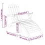 Adirondack Gartenmöbel-Set 3-teilig aus Akazienholz von vidaXL, Gartensets - Ref: Foro24-3152122, Preis: 276,82 €, Rabatt: %