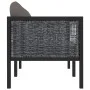 2-seater sofa with anthracite synthetic rattan cushions by vidaXL, Garden sets - Ref: Foro24-49399, Price: 204,49 €, Discount: %