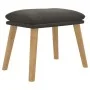 Fußhocker aus dunkelgrauem Samt, 45 x 29,5 x 35 cm von vidaXL, Osmanen - Ref: Foro24-341436, Preis: 36,11 €, Rabatt: %