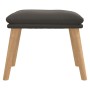 Fußhocker aus dunkelgrauem Samt, 45 x 29,5 x 35 cm von vidaXL, Osmanen - Ref: Foro24-341436, Preis: 36,66 €, Rabatt: %