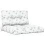 Kissen für Paletten, 2 Stück, Stoff mit Blattmuster von vidaXL, Kissen für Stühle und Sofas - Ref: Foro24-360729, Preis: 66,7...