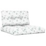 Kissen für Paletten, 2 Stück, Stoff mit Blattmuster von vidaXL, Kissen für Stühle und Sofas - Ref: Foro24-360729, Preis: 68,0...