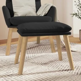 Fußhocker aus schwarzem Samt, 45 x 29,5 x 35 cm von vidaXL, Osmanen - Ref: Foro24-341441, Preis: 39,26 €, Rabatt: %