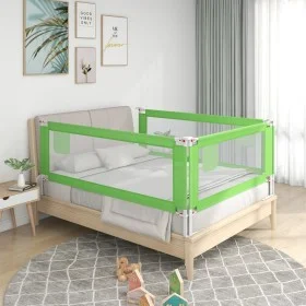 Safety rail child's bed green fabric 140x25 cm by vidaXL, Safety railings - Ref: Foro24-10192, Price: 31,75 €, Discount: %