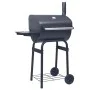 Charcoal barbecue with smoker and black lower shelf by vidaXL, Barbecues - Ref: Foro24-46649, Price: 146,58 €, Discount: %
