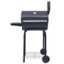 Charcoal barbecue with smoker and black lower shelf by vidaXL, Barbecues - Ref: Foro24-46649, Price: 146,58 €, Discount: %