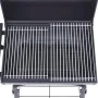 Charcoal barbecue with smoker and black lower shelf by vidaXL, Barbecues - Ref: Foro24-46649, Price: 146,58 €, Discount: %