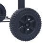 Holzkohlegrill mit Räucherofen und schwarzer Unterplatte von vidaXL, Grillen - Ref: Foro24-46649, Preis: 149,21 €, Rabatt: %