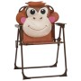 Kindergartentisch und Stühle 3-teilig mit braunem Sonnenschirm von vidaXL, Gartensets - Ref: Foro24-48099, Preis: 72,48 €, Ra...