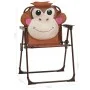 Mesa y sillas de jardín infantil 3 piezas con sombrilla marrón de vidaXL, Conjuntos de jardín - Ref: Foro24-48099, Precio: 73...
