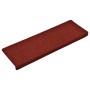Stufenmatte 15 Stück roter gestanzter Stoff 65x21x4 cm von vidaXL, Treppenmatten - Ref: Foro24-134565, Preis: 45,38 €, Rabatt: %