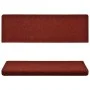Stair mat 15 pcs red punched fabric 65x21x4 cm by vidaXL, Stair mats - Ref: Foro24-134565, Price: 41,39 €, Discount: %
