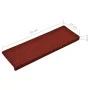 Stair mat 15 pcs red punched fabric 65x21x4 cm by vidaXL, Stair mats - Ref: Foro24-134565, Price: 41,39 €, Discount: %