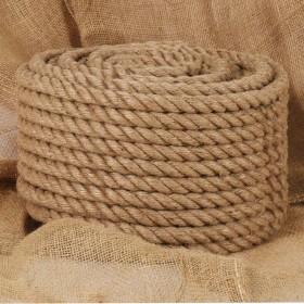 Jute rope 25 m long and 20 mm thick by vidaXL, Ropes and metal cords - Ref: Foro24-153764, Price: 48,82 €, Discount: %