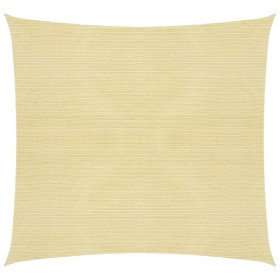Beige HDPE-Segelmarkise 160 g/m² 4,5 x 4,5 m von vidaXL, Sonnenschirme - Ref: Foro24-311112, Preis: 39,65 €, Rabatt: %