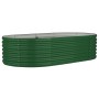 Jardinera arriate acero recubrimiento polvo verde 152x80x36 cm de vidaXL, Maceteros y jardineras - Ref: Foro24-318913, Precio...