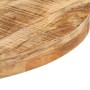 Mesa de alta de bar redonda madera de mango rugosa Ø50x110 cm