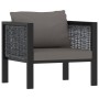 Gartenmöbel 8-teilig und Kissen anthrazitgraues synthetisches Rattan von vidaXL, Gartensets - Ref: Foro24-49406, Preis: 741,4...