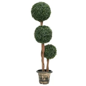 Kugelförmige künstliche Buchsbaumpflanze mit grünem Topf 119 cm von vidaXL, Künstliche Flora - Ref: Foro24-336514, Preis: 143...