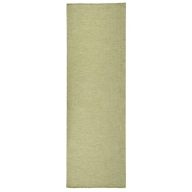 Green flat-woven outdoor rug 80x250 cm by vidaXL, Rugs - Ref: Foro24-340807, Price: 41,47 €, Discount: %