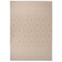 Braun gestreifter Flachgewebe-Außenteppich 140x200 cm von vidaXL, Teppiche - Ref: Foro24-340866, Preis: 54,35 €, Rabatt: %