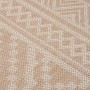 Braun gestreifter Flachgewebe-Außenteppich 140x200 cm von vidaXL, Teppiche - Ref: Foro24-340866, Preis: 54,35 €, Rabatt: %