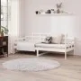 Sofá cama madera maciza de pino blanco 80x200 cm de vidaXL, Camas y somieres - Ref: Foro24-820333, Precio: 111,37 €, Descuent...