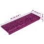 Treppenstufenmatten 15 Stück lila 65x21x4 cm von vidaXL, Treppenmatten - Ref: Foro24-134580, Preis: 76,51 €, Rabatt: %