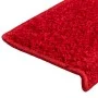 Stair tread mats 15 pcs red 65x21x4 cm by vidaXL, Stair mats - Ref: Foro24-134582, Price: 80,92 €, Discount: %