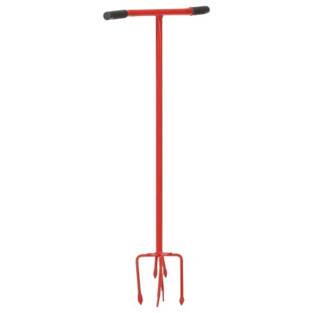 Garra de jardín de acero rojo de vidaXL, Herramientas de cultivo - Ref: Foro24-146153, Precio: 71,06 €, Descuento: %