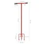 Garra de jardín de acero rojo de vidaXL, Herramientas de cultivo - Ref: Foro24-146153, Precio: 71,06 €, Descuento: %