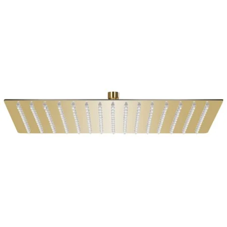 Goldener, quadratischer Duschkopf aus Edelstahl mit Regeneffekt, 40 x 30 cm von vidaXL, Duschköpfe - Ref: Foro24-147714, Prei...