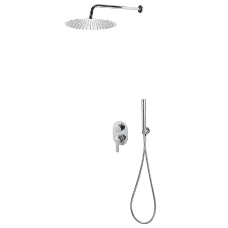 Silver 201 stainless steel shower system by vidaXL, Jet nozzles for bathtubs and showers - Ref: Foro24-147723, Price: 110,81 ...