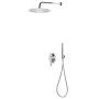 Silver 201 stainless steel shower system by vidaXL, Jet nozzles for bathtubs and showers - Ref: Foro24-147723, Price: 110,81 ...