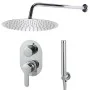 Silver 201 stainless steel shower system by vidaXL, Jet nozzles for bathtubs and showers - Ref: Foro24-147723, Price: 110,81 ...