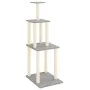Katzenkratzbaum mit hellgrauen Sisalstämmen, 149 cm von vidaXL, Katzenmöbel - Ref: Foro24-171742, Preis: 39,34 €, Rabatt: %