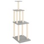 Katzenkratzbaum mit hellgrauen Sisalstämmen, 149 cm von vidaXL, Katzenmöbel - Ref: Foro24-171742, Preis: 39,54 €, Rabatt: %