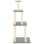 Katzenkratzbaum mit hellgrauen Sisalstämmen, 149 cm von vidaXL, Katzenmöbel - Ref: Foro24-171742, Preis: 39,54 €, Rabatt: %