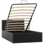 Hydraulic canape bed with LED black synthetic leather 100x200cm by vidaXL, Beds and slatted bases - Ref: Foro24-285541, Price...