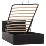 Hydraulisches Canape-Bett mit LED, schwarzem Kunstleder, 100 x 200 cm von vidaXL, Betten und Lattenroste - Ref: Foro24-285541...