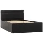 Hydraulic canape bed with LED black synthetic leather 100x200cm by vidaXL, Beds and slatted bases - Ref: Foro24-285541, Price...