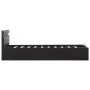 Hydraulic canape bed with LED black synthetic leather 100x200cm by vidaXL, Beds and slatted bases - Ref: Foro24-285541, Price...
