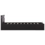 Hydraulisches Canape-Bett mit LED, schwarzem Kunstleder, 100 x 200 cm von vidaXL, Betten und Lattenroste - Ref: Foro24-285541...
