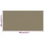 Alfombra para tienda de campaña HDPE gris taupe 400x800 cm de vidaXL, Accesorios para tiendas de campaña - Ref: Foro24-310755...