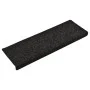 Stair mat 15 pcs black punched fabric 65x21x4 cm by vidaXL, Stair mats - Ref: Foro24-134563, Price: 52,61 €, Discount: %
