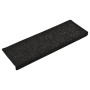 Stufenmatte 15 Stück, schwarzer gestanzter Stoff, 65 x 21 x 4 cm von vidaXL, Treppenmatten - Ref: Foro24-134563, Preis: 52,61...