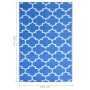 Alfombra de exterior PP azul 190x290 cm de vidaXL, Protectores para exterior - Ref: Foro24-317001, Precio: 60,85 €, Descuento: %