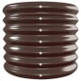 Brown powder coated steel flower bed planter 260x40x36 cm by vidaXL, Pots and planters - Ref: Foro24-318880, Price: 62,99 €, ...