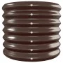 Brown powder coated steel flower bed planter 260x40x36 cm by vidaXL, Pots and planters - Ref: Foro24-318880, Price: 62,99 €, ...