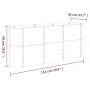 Blumenbeet aus Stahl anthrazit pulverbeschichtet 152x40x68 cm von vidaXL, Töpfe und Pflanzgefäße - Ref: Foro24-318896, Preis:...